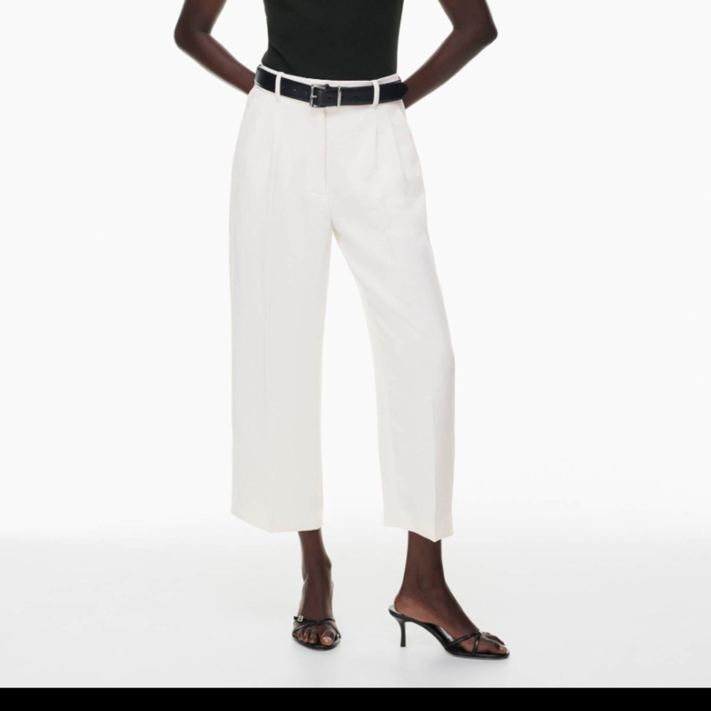 aritzia wilfred effortless pant light birch